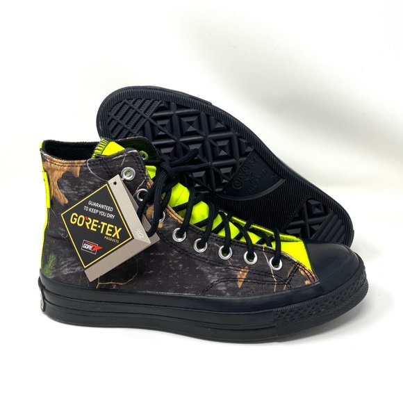 Converse Shoes Women's 169364C CHUCK 70 GTX High Black Lemon Venom Egret Canvas - Picture 5 of 9